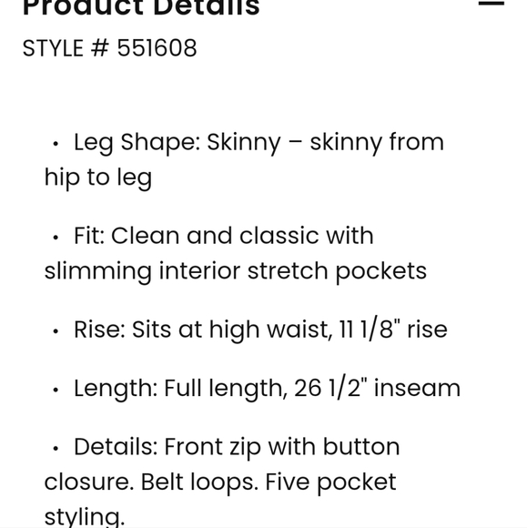 LOFT High Rise Skinny corduroy pants - Picture 4 of 10
